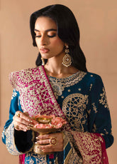 Sheherzadi By Emaan Adeel Formals Embroidered Chiffon 3 Piece Unstitched Suit EA25SCF D-KAVYA